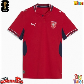 Czech Republic Replica Home Stadium Shirt for Women World Cup 2026 Short Sleeve